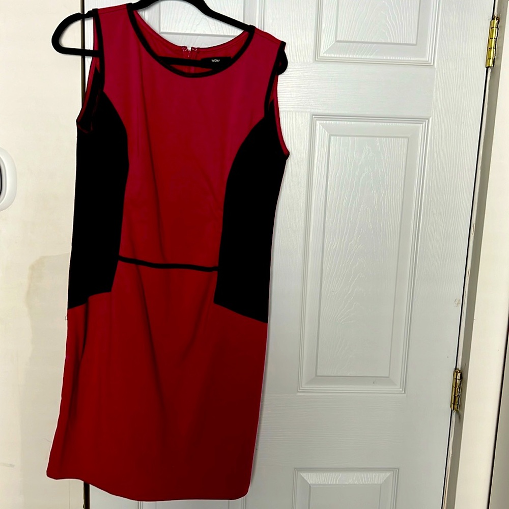 Women’s plum and purple dress